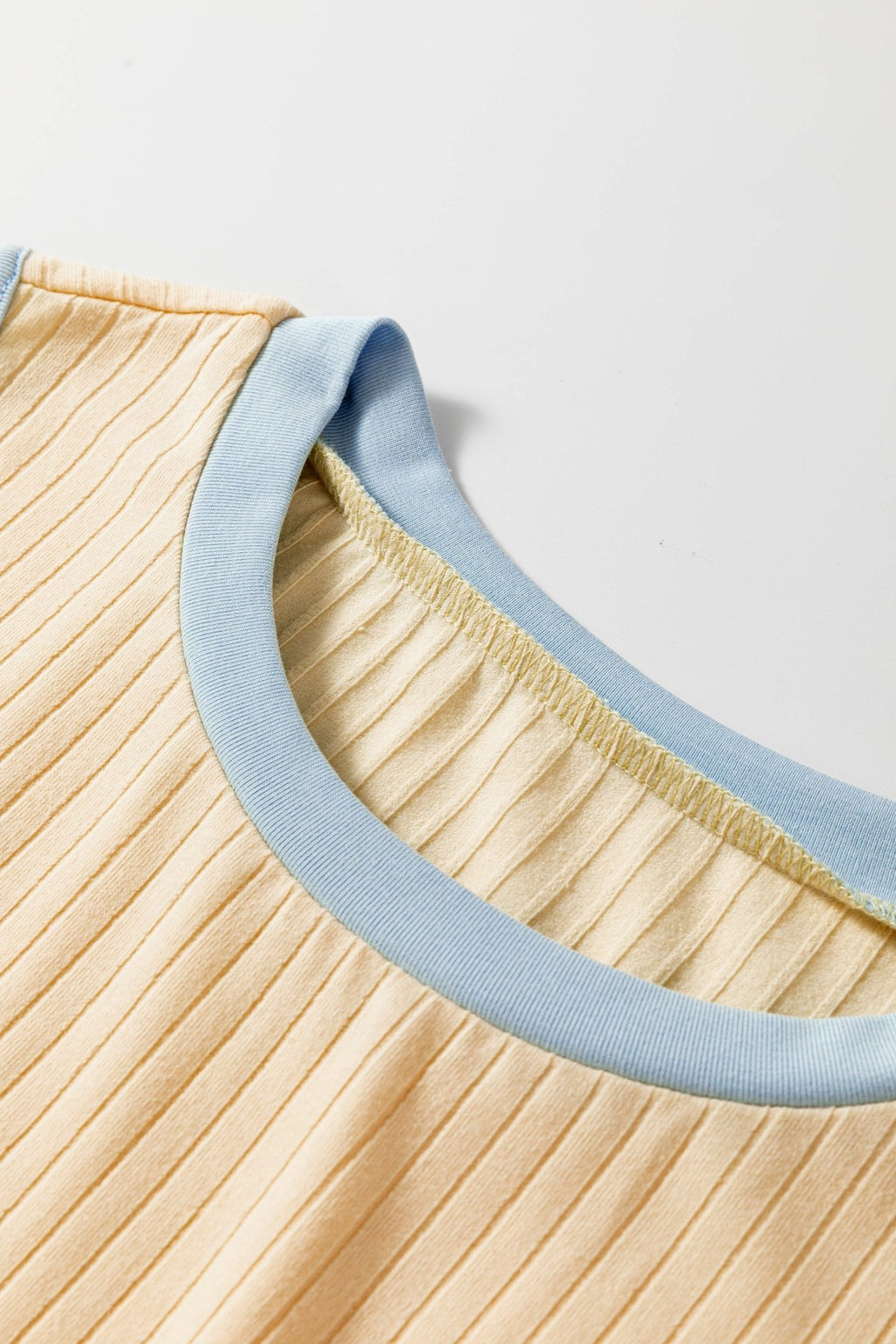 Contrast Trim Ribbed Tank & Split Skort Set - Rooted & Reckless Co.
