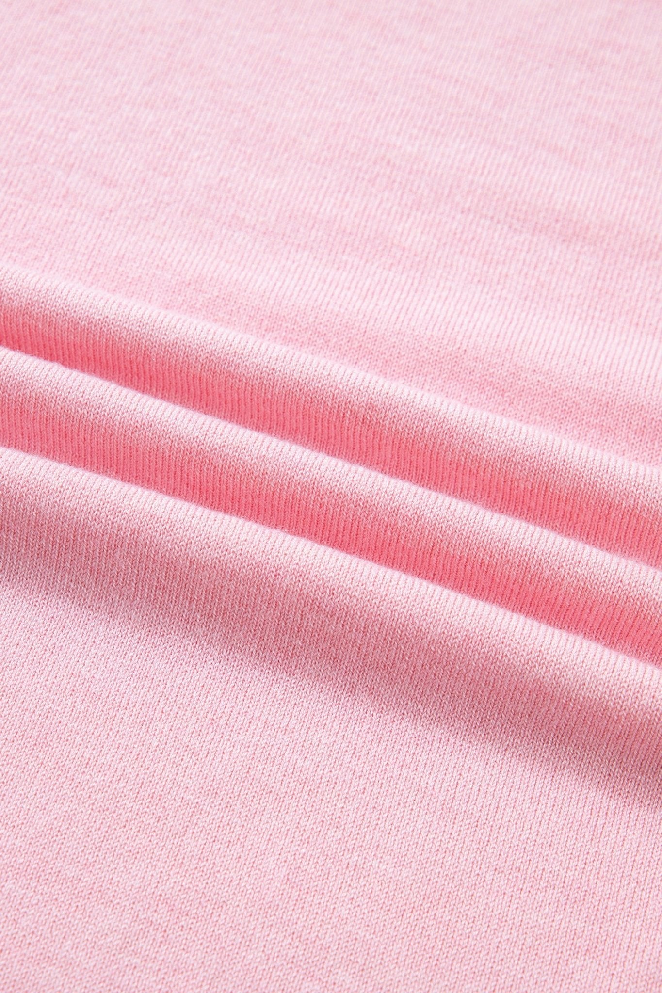 Contrast Wavy Trim Short Sleeve Sweater - Rooted & Reckless Co.