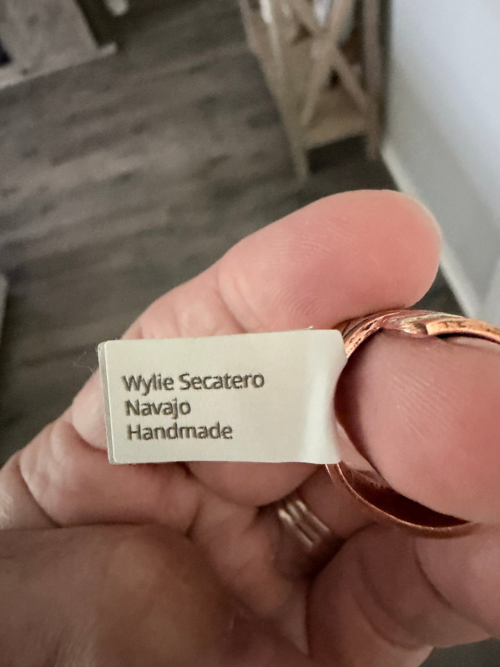 Copper and Sterling Silver Navajo Made by Wylie Secatero - Rooted & Reckless Co.