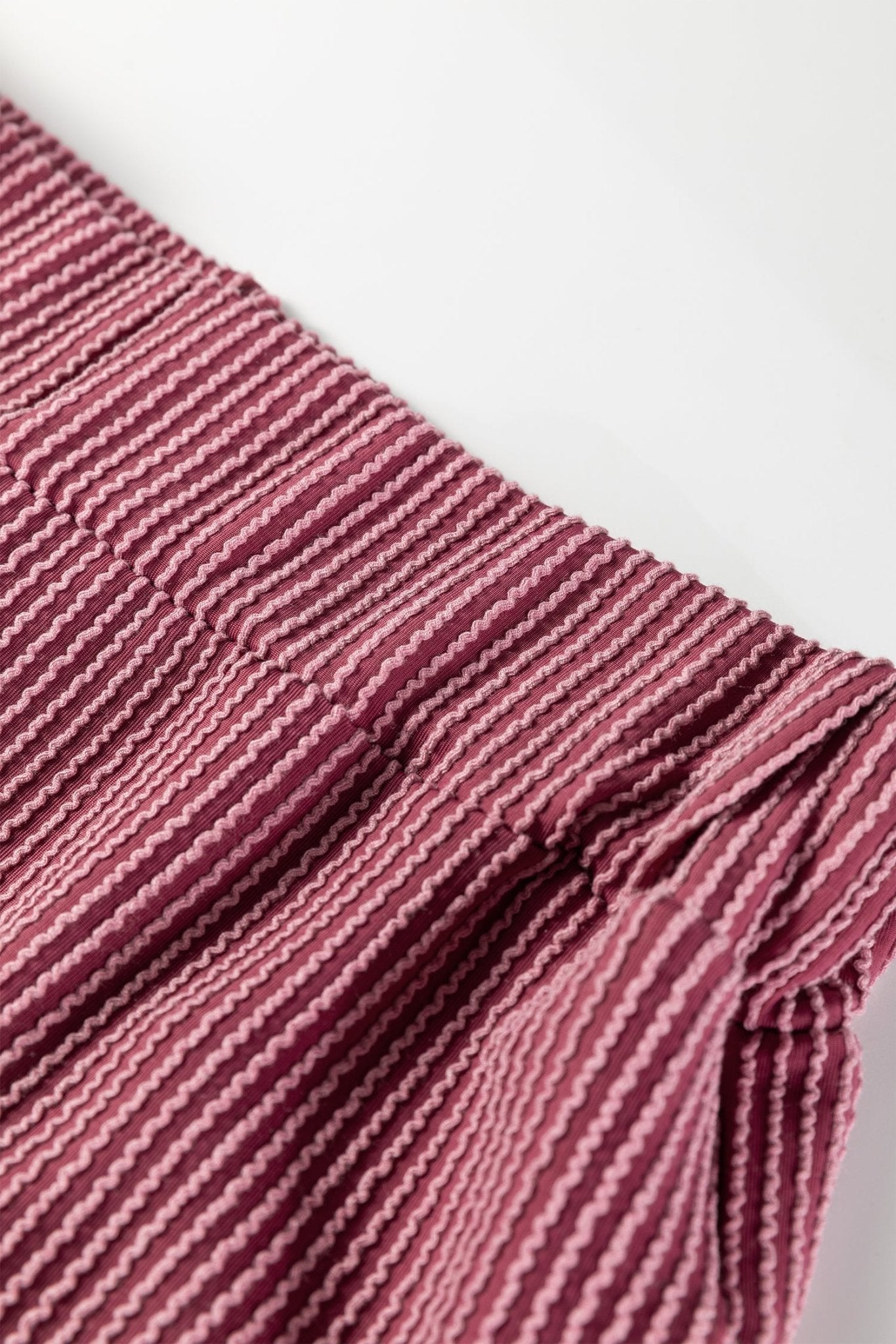 Corded Knit Mock Neck Tee and Pant Set - Rooted & Reckless Co.