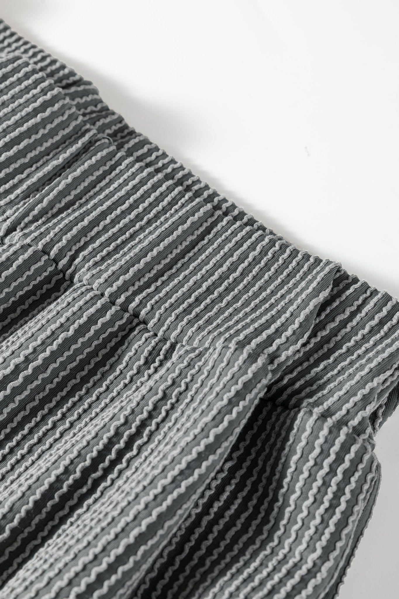 Corded Knit Mock Neck Tee and Pant Set - Rooted & Reckless Co.