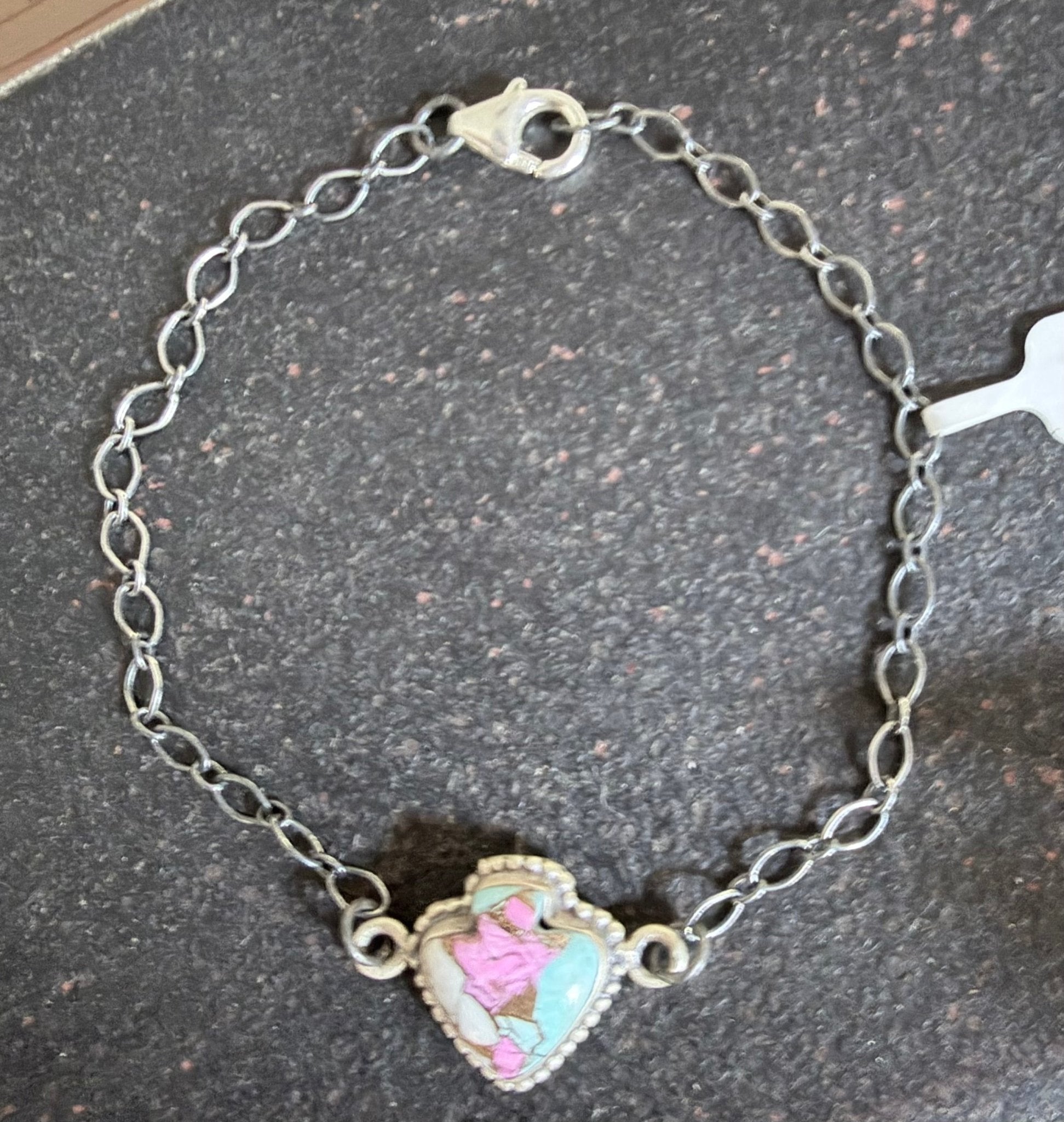 Cotton Candy and Sterling Bracelet - Rooted & Reckless Co.