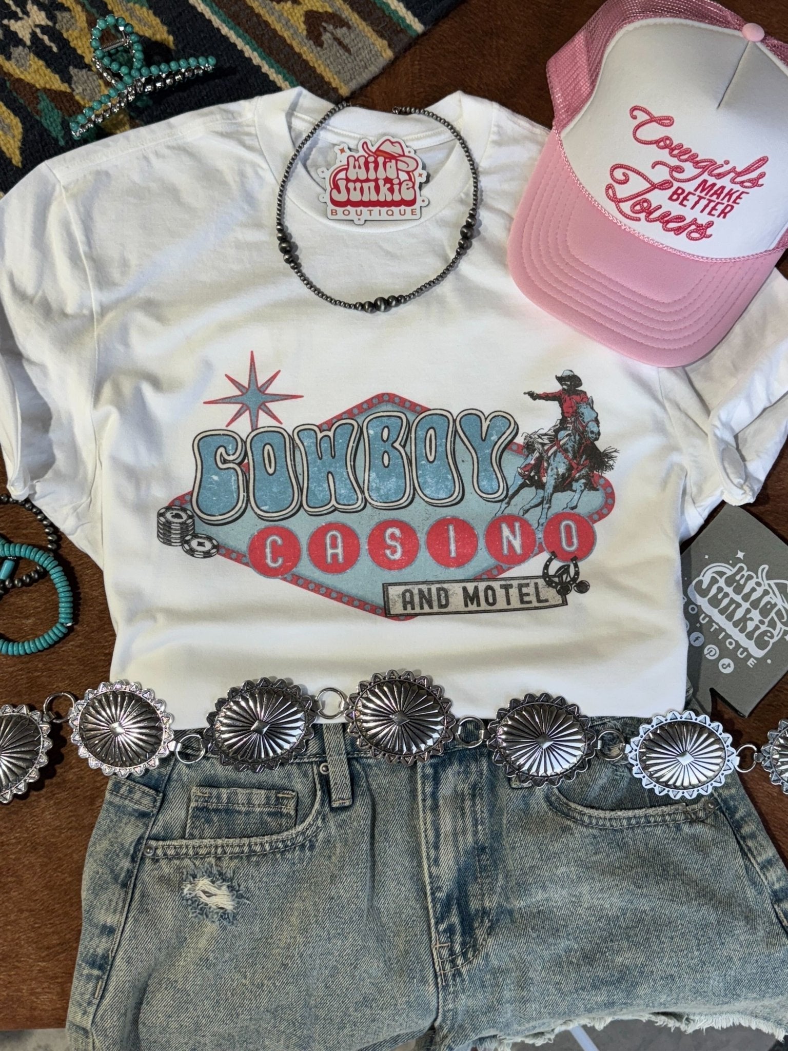Cowboy Casino Motel Graphic Tee - Rooted & Reckless Co.