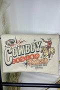 "Cowboy Casino" Western Graphic Tee — Jerzees Vegas Western Statement - Rooted & Reckless Co.
