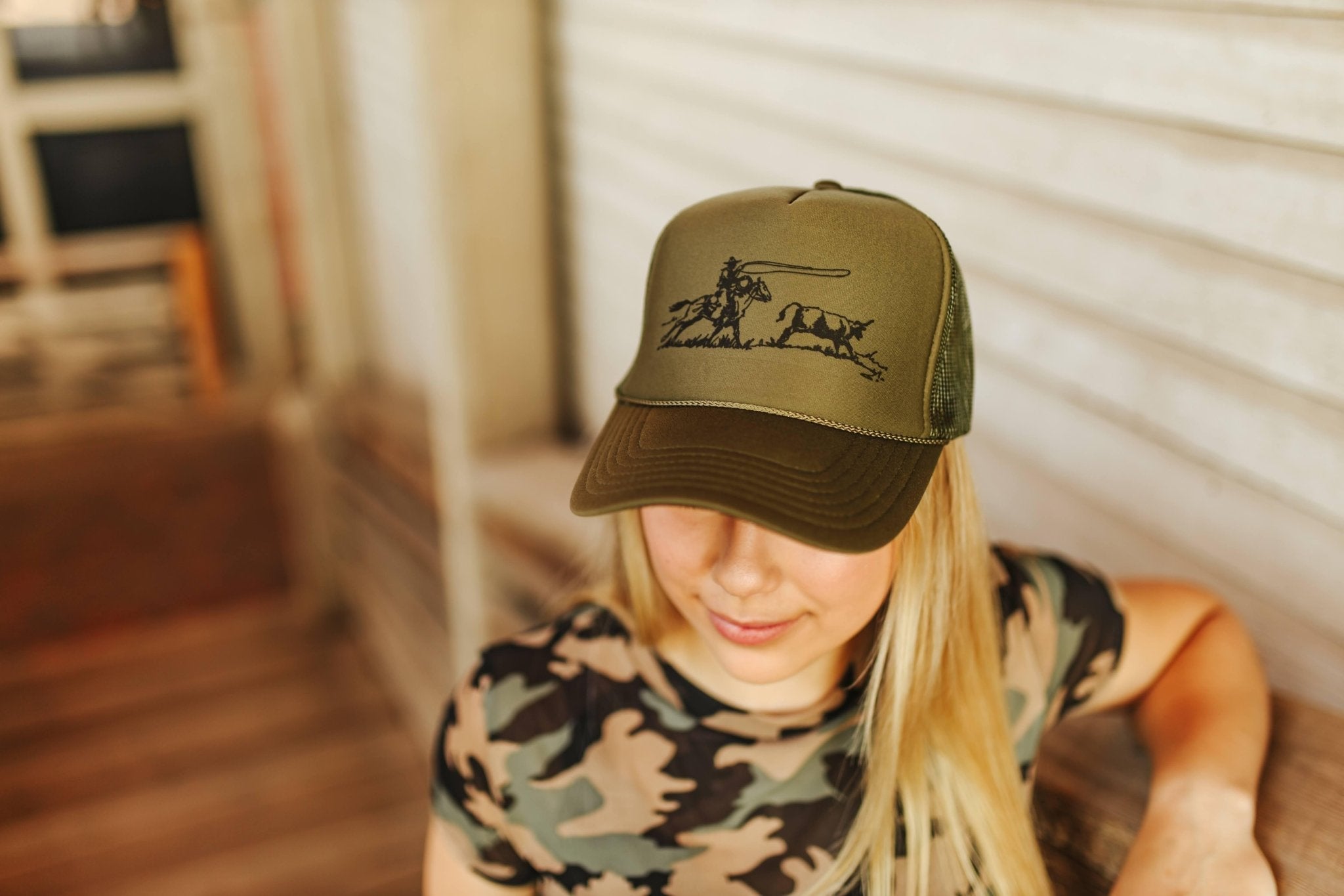 Cowboy Roper Trucker Hat - Rooted & Reckless Co.