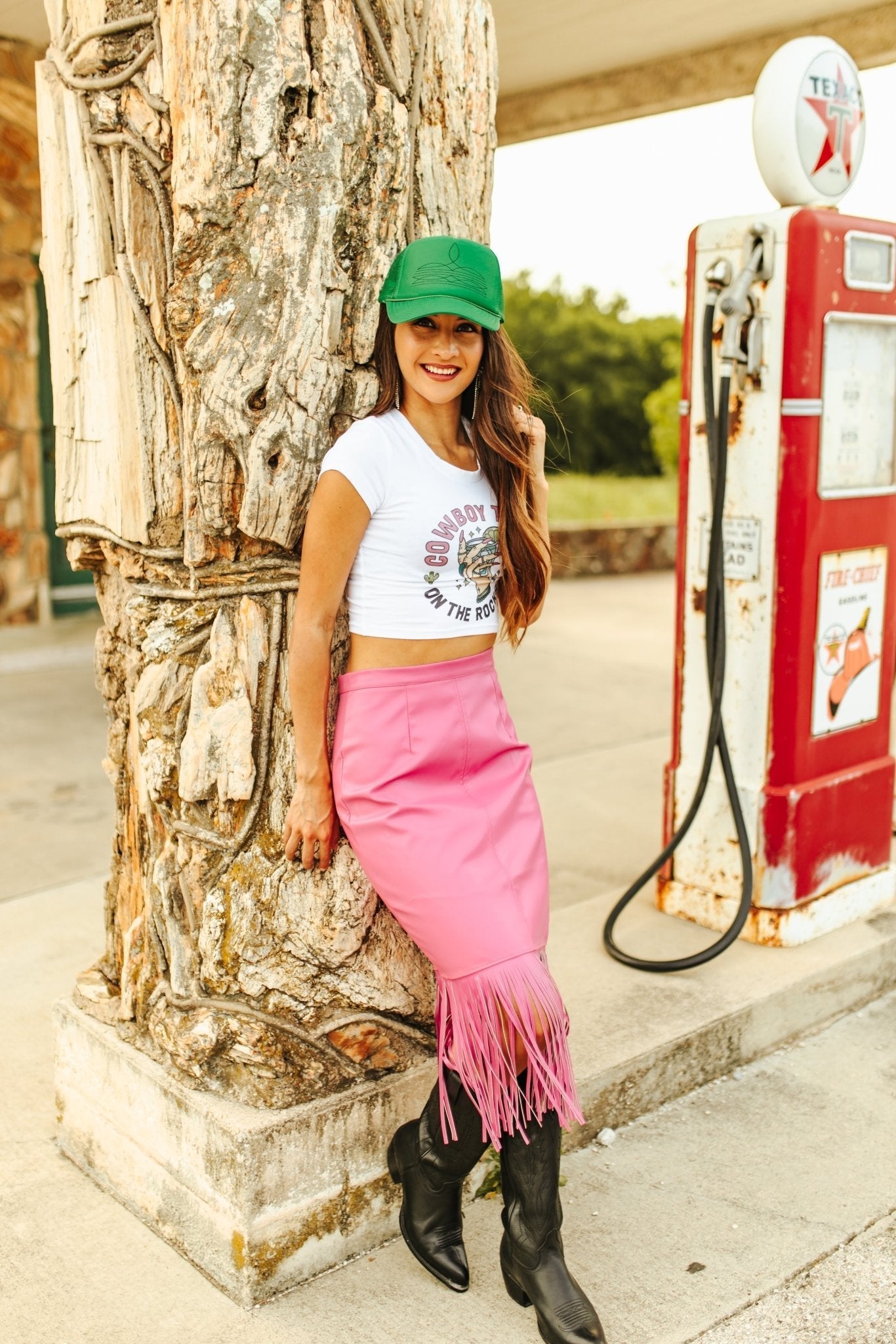 Cowboy Tears Babydoll Graphic Tee - Rooted & Reckless Co.
