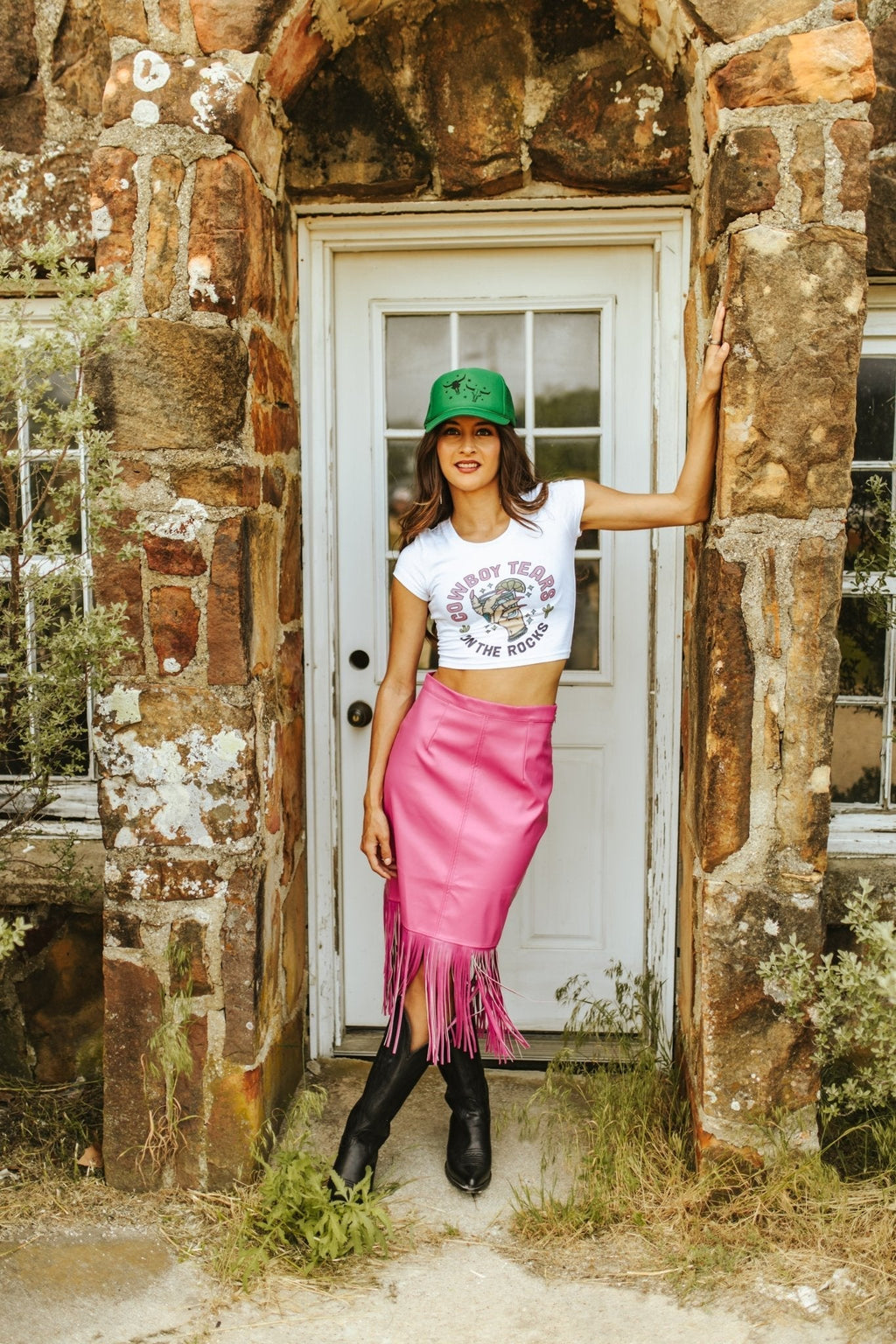 Cowboy Tears Babydoll Graphic Tee - Rooted & Reckless Co.