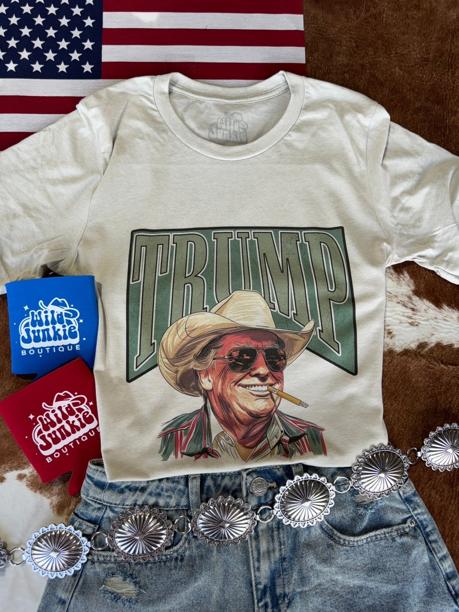 Cowboy Trump Graphic Tee - Rooted & Reckless Co.