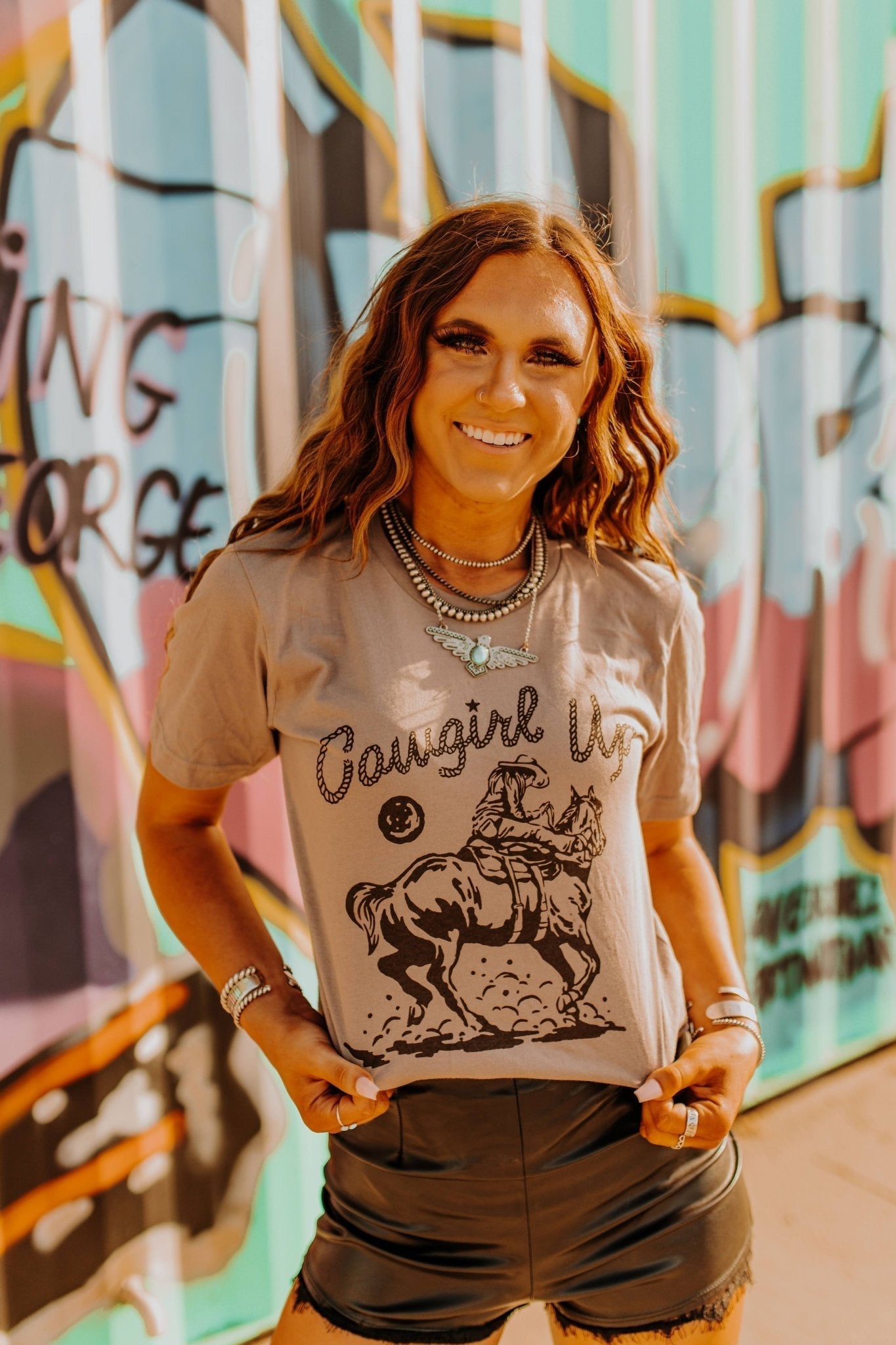 Cowgirl Up Graphic Tee - Rooted & Reckless Co.
