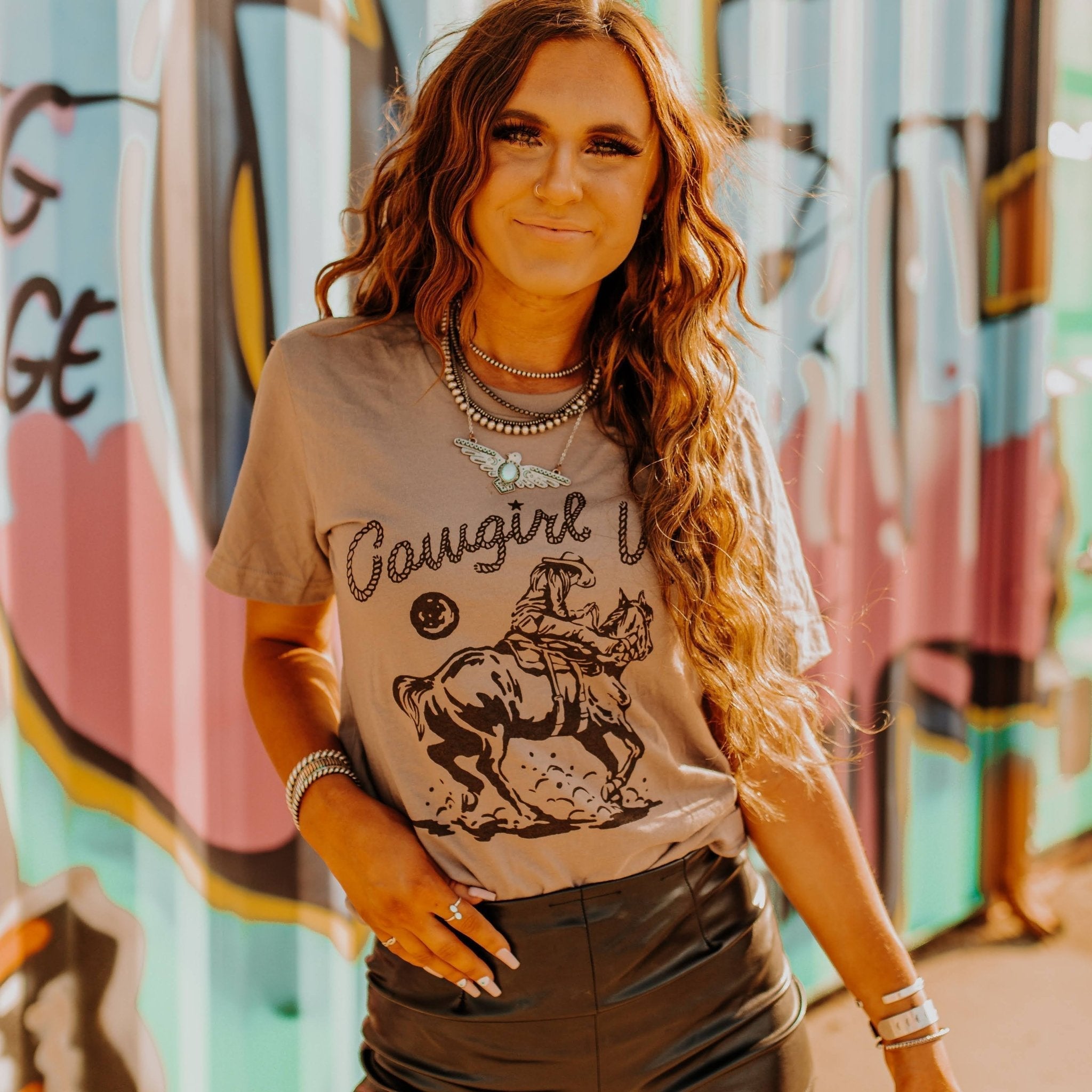 Cowgirl Up Graphic Tee - Rooted & Reckless Co.