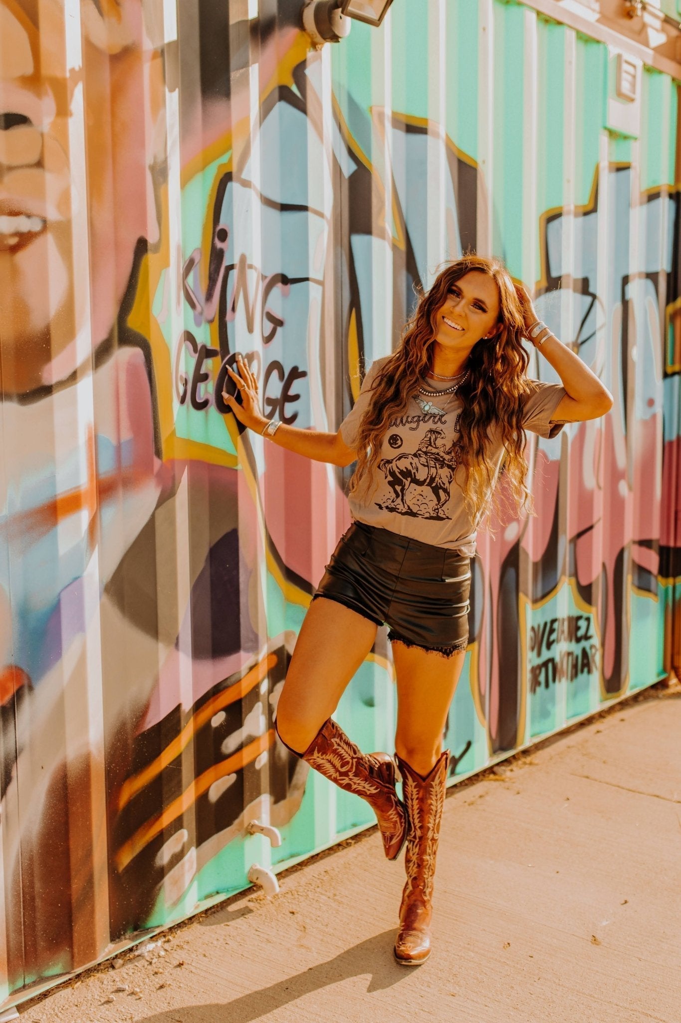 Cowgirl Up Graphic Tee - Rooted & Reckless Co.