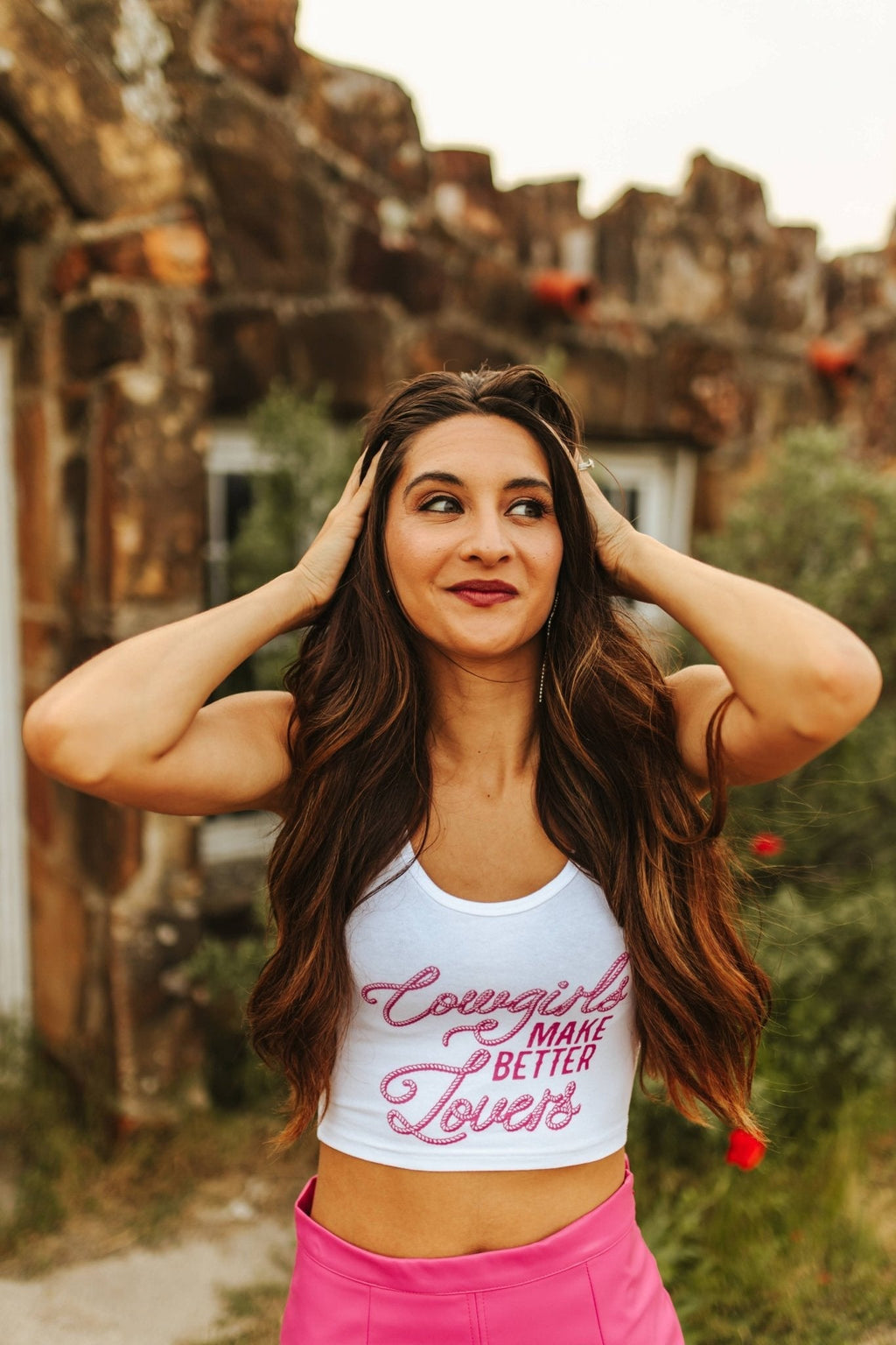 Cowgirls Make Better Lovers Cropped Tank Top - Rooted & Reckless Co.