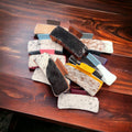 Cowhide Western Claw Clips — Genuine Cowhide 4" Hair Statement - Rooted & Reckless Co.