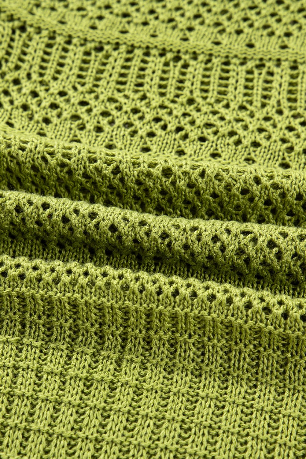 Crochet Knit Oversize Open Front Cardigan - Rooted & Reckless Co.