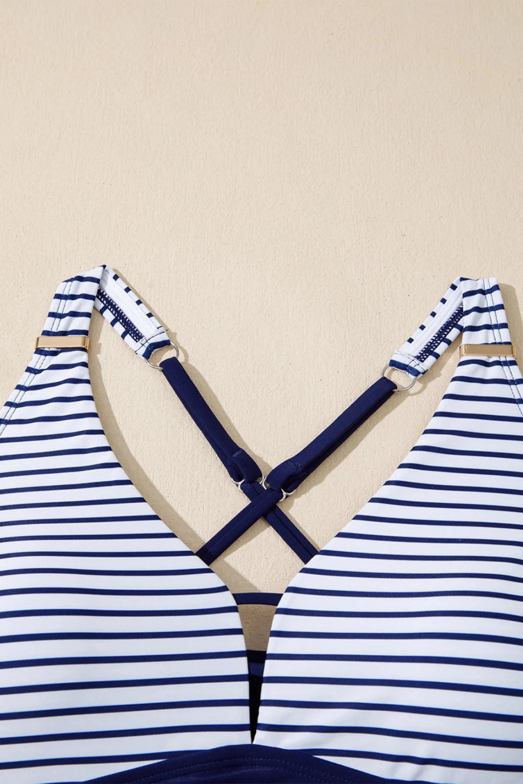 Crossed Straps One Piece Swim Dress - Rooted & Reckless Co.