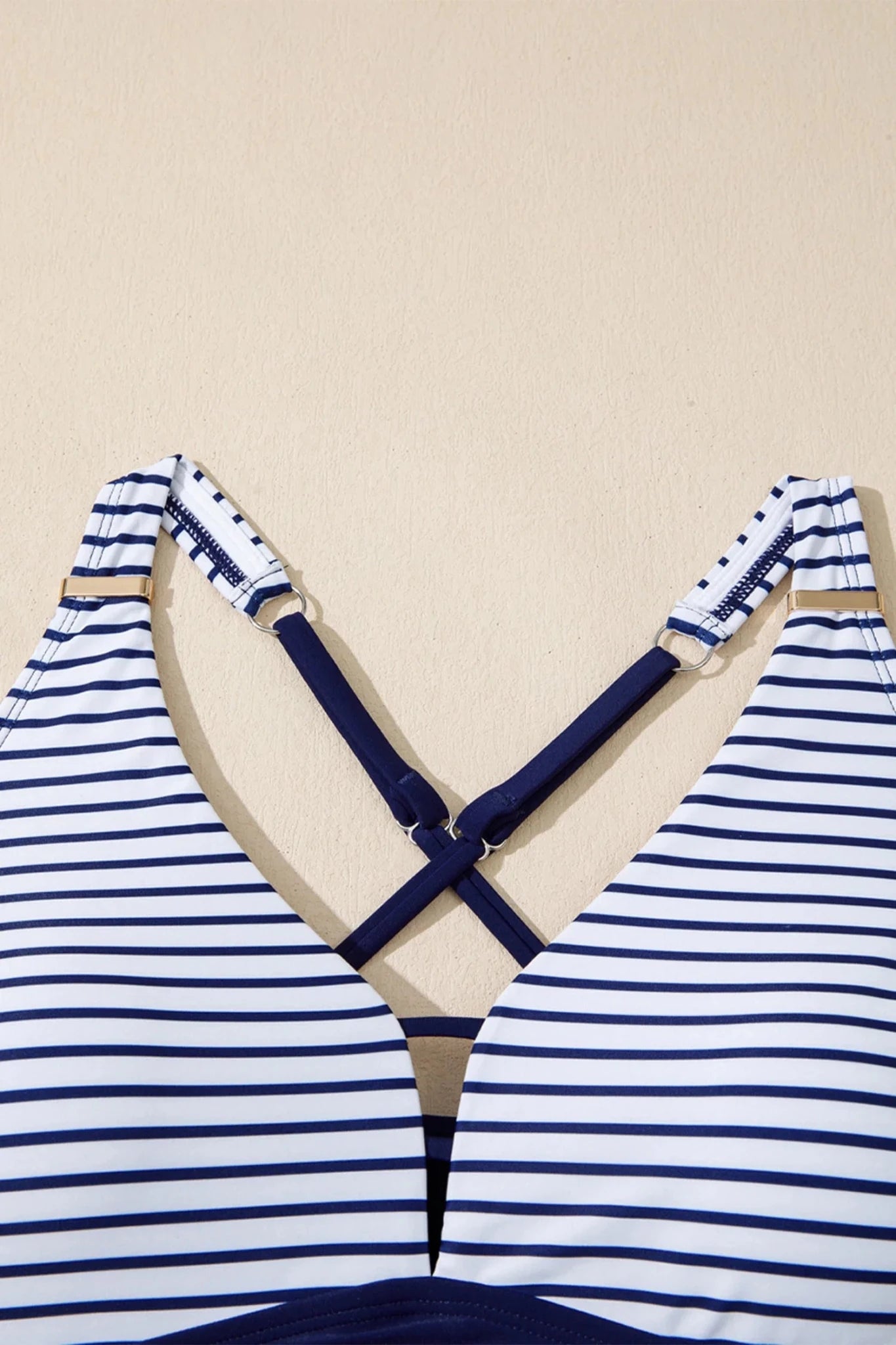 Crossed Straps One Piece Swim Dress - Rooted & Reckless Co.