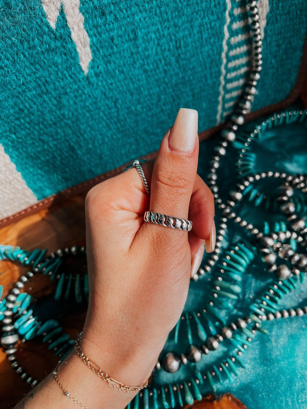 Cuban Sterling Silver Stacker Ring — Western Layering Piece - Rooted & Reckless Co.