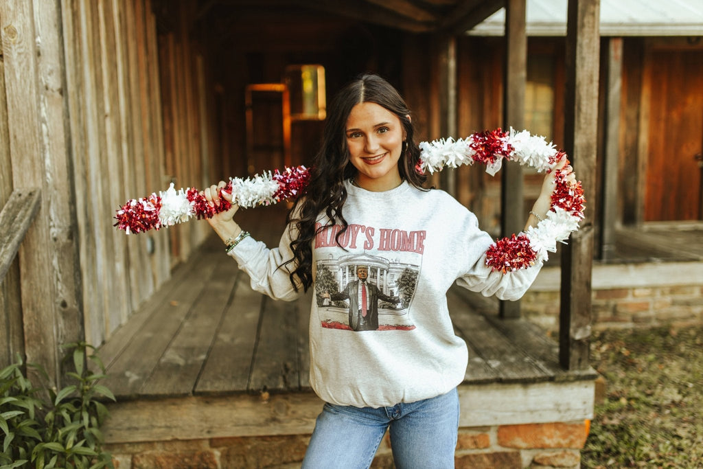 Daddy's Home Trump Graphic Sweatshirt - Rooted & Reckless Co.