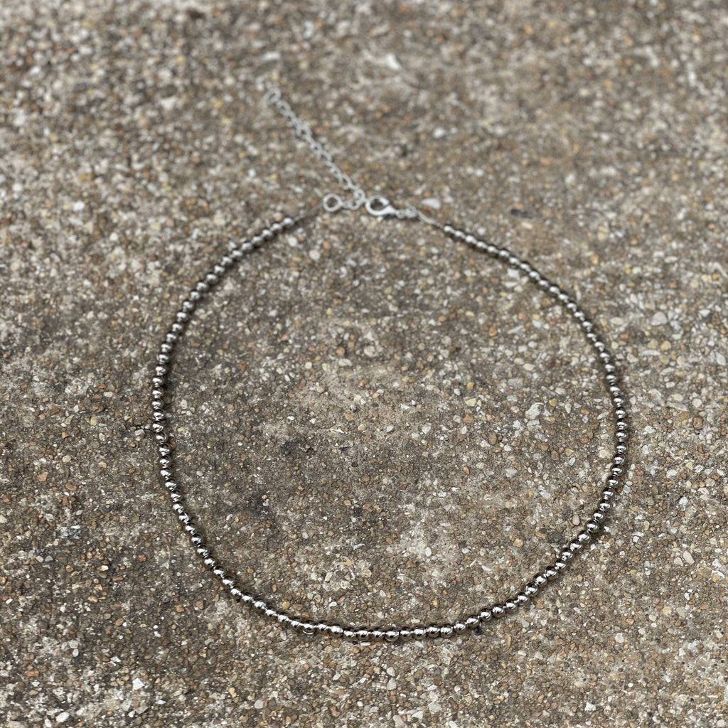 Dainty Silver Pearl Choker - Rooted & Reckless Co.