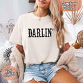 Darlin’ Comfort Colors Tee – Cute Country Girl Shirt, Western Cowgirl Style - Rooted & Reckless Co.