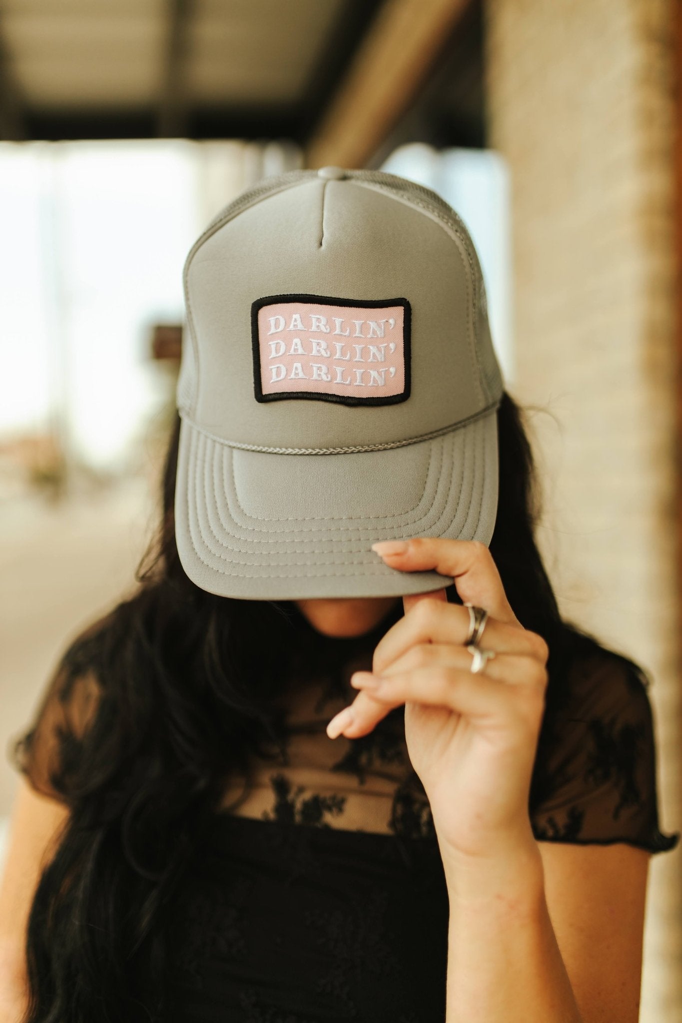 Darlin' Patch Trucker Hat - Rooted & Reckless Co.
