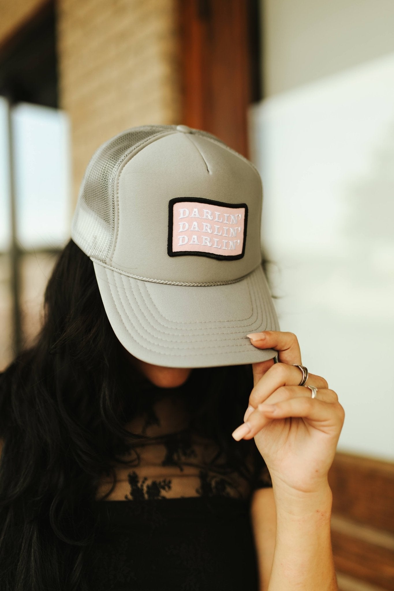 Darlin' Patch Trucker Hat - Rooted & Reckless Co.