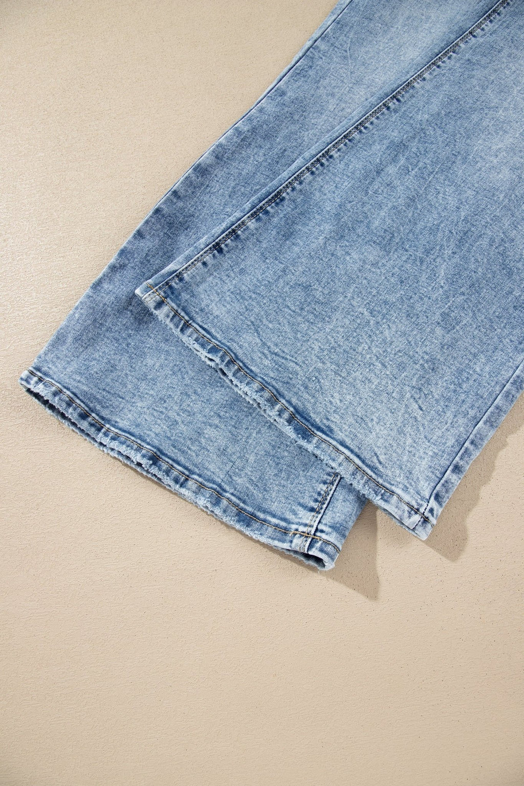 Denim Acid Wash Pockets Flare Jeans - Rooted & Reckless Co.
