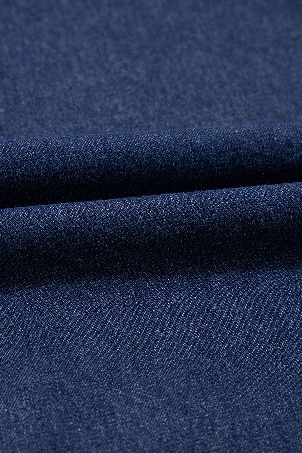 Denim Collared V-Neck Chest Pocket Dress - Rooted & Reckless Co.