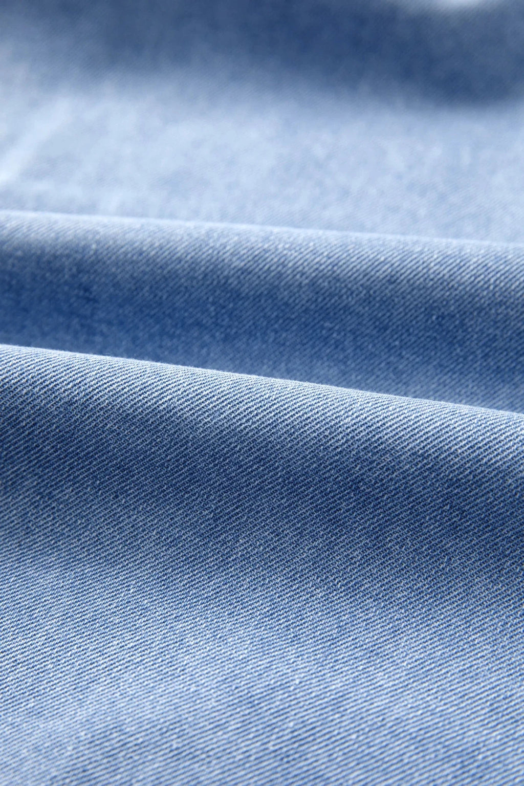 Denim Frilled Collar Flutter Sleeve Top - Rooted & Reckless Co.
