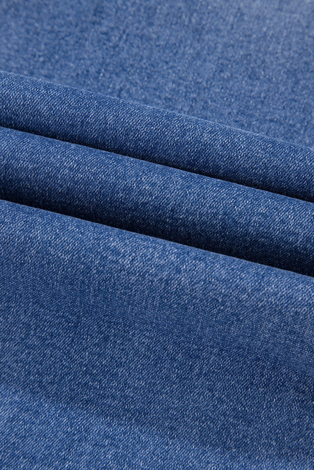 Denim Raw Hem Straight Leg Jeans - Rooted & Reckless Co.