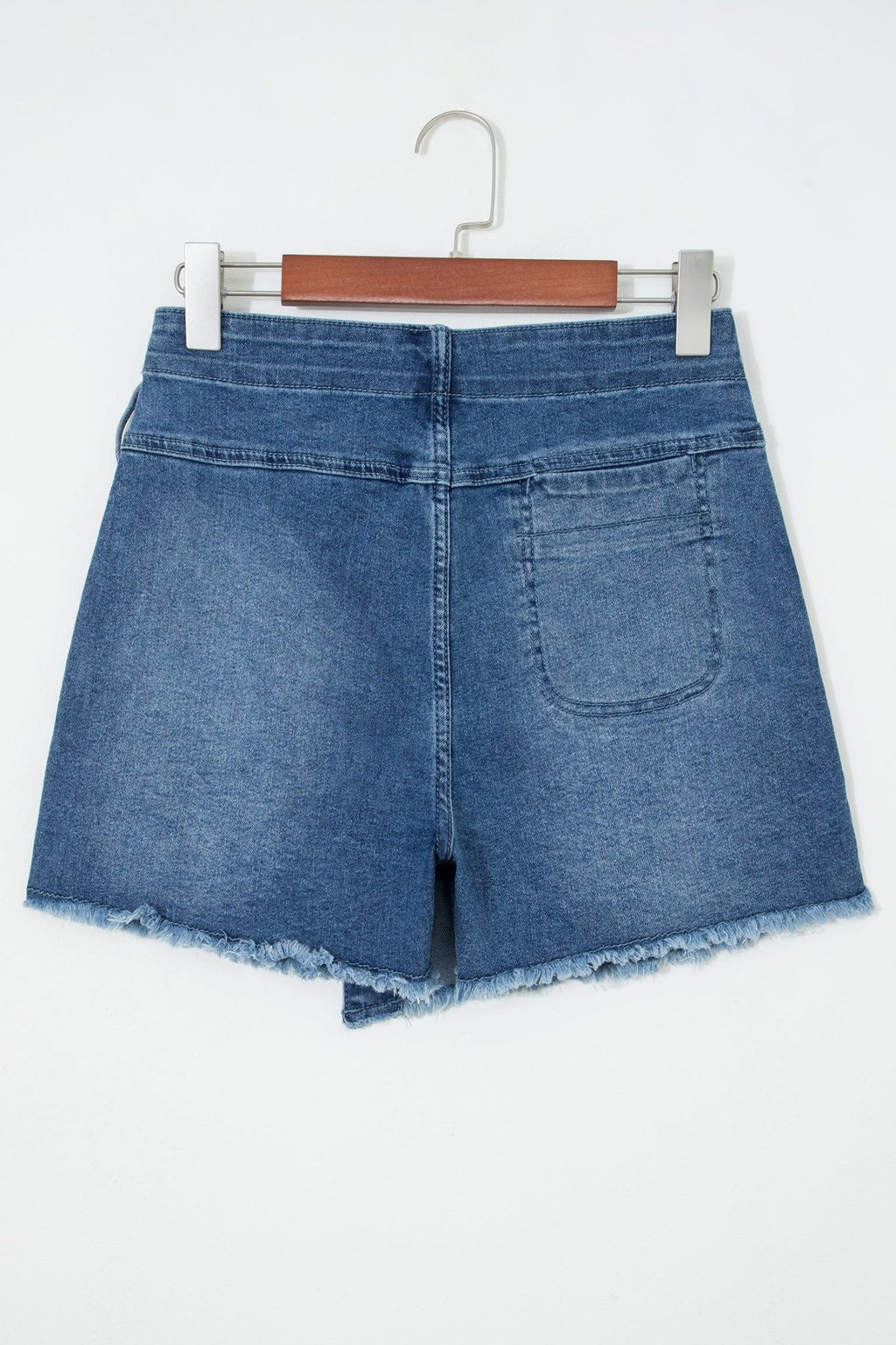 Denim Wrapped Tie Waist Skort - Rooted & Reckless Co.