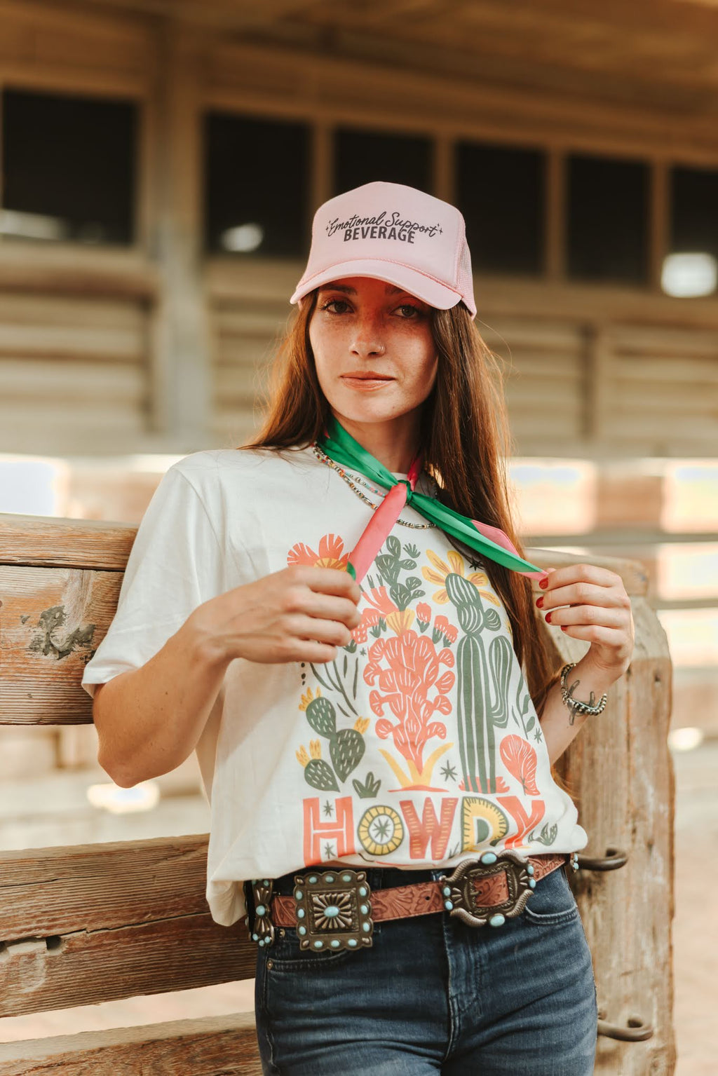 Desert Bloom Howdy Graphic Tee - Rooted & Reckless Co.