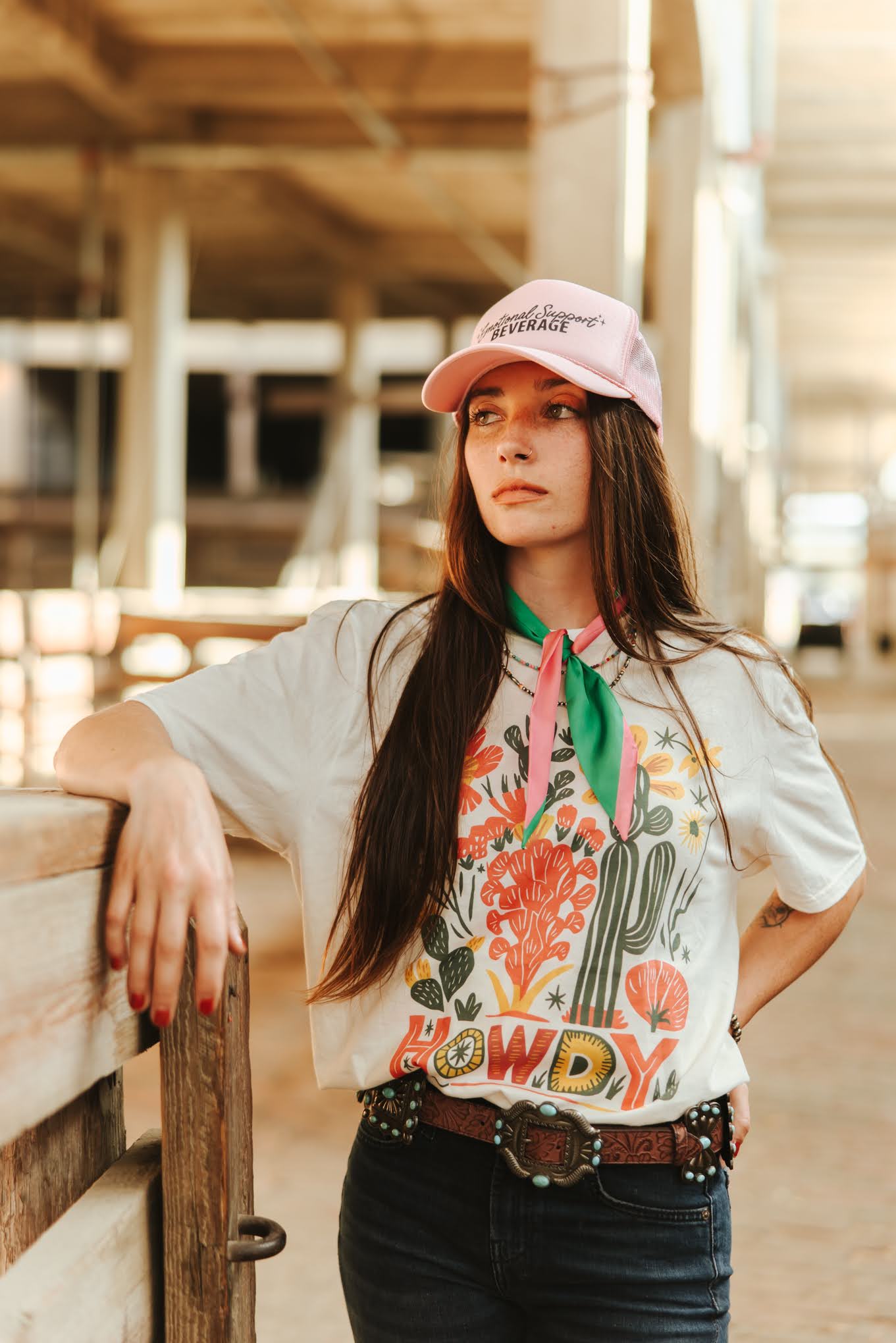 Desert Bloom Howdy Graphic Tee - Rooted & Reckless Co.