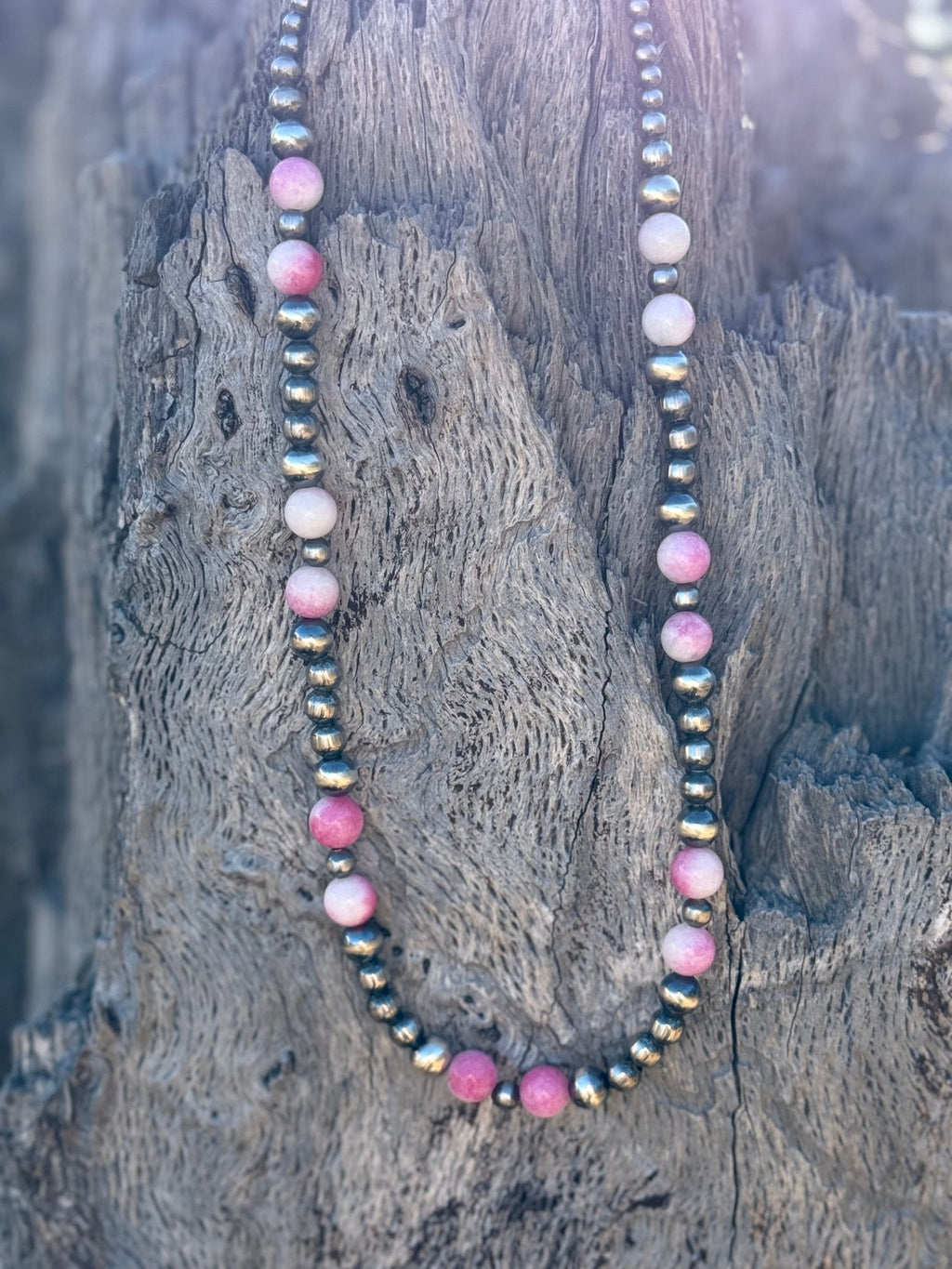 Desert Rose Beaded Necklace - Rooted & Reckless Co.