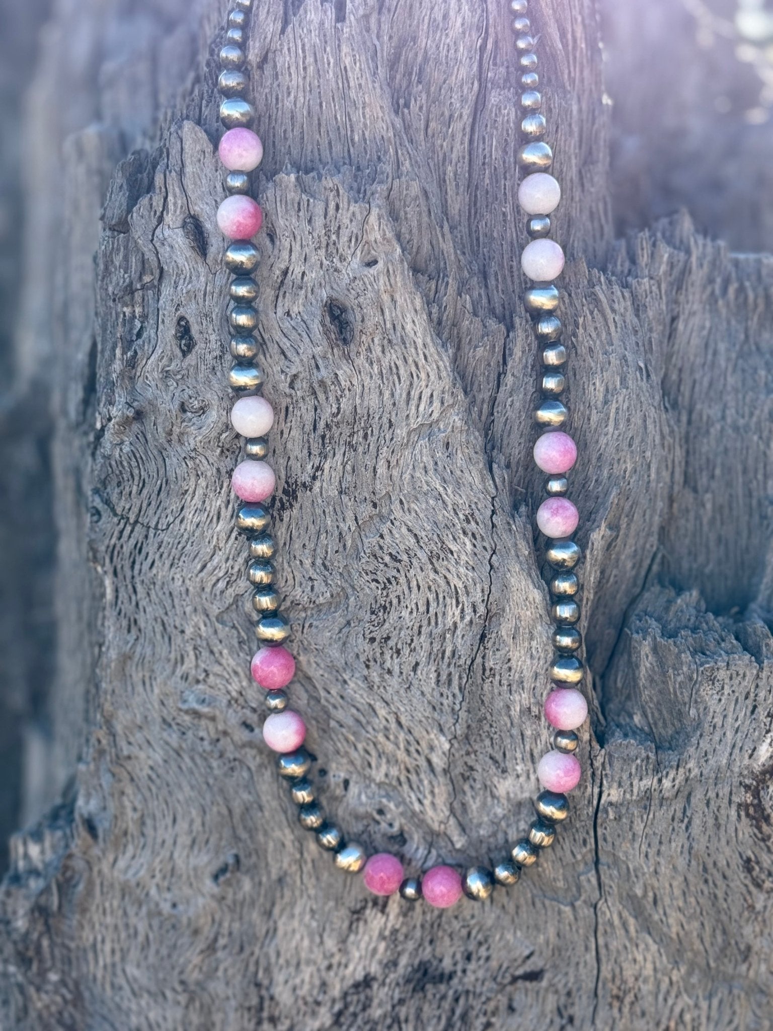 Desert Rose Beaded Necklace - Rooted & Reckless Co.