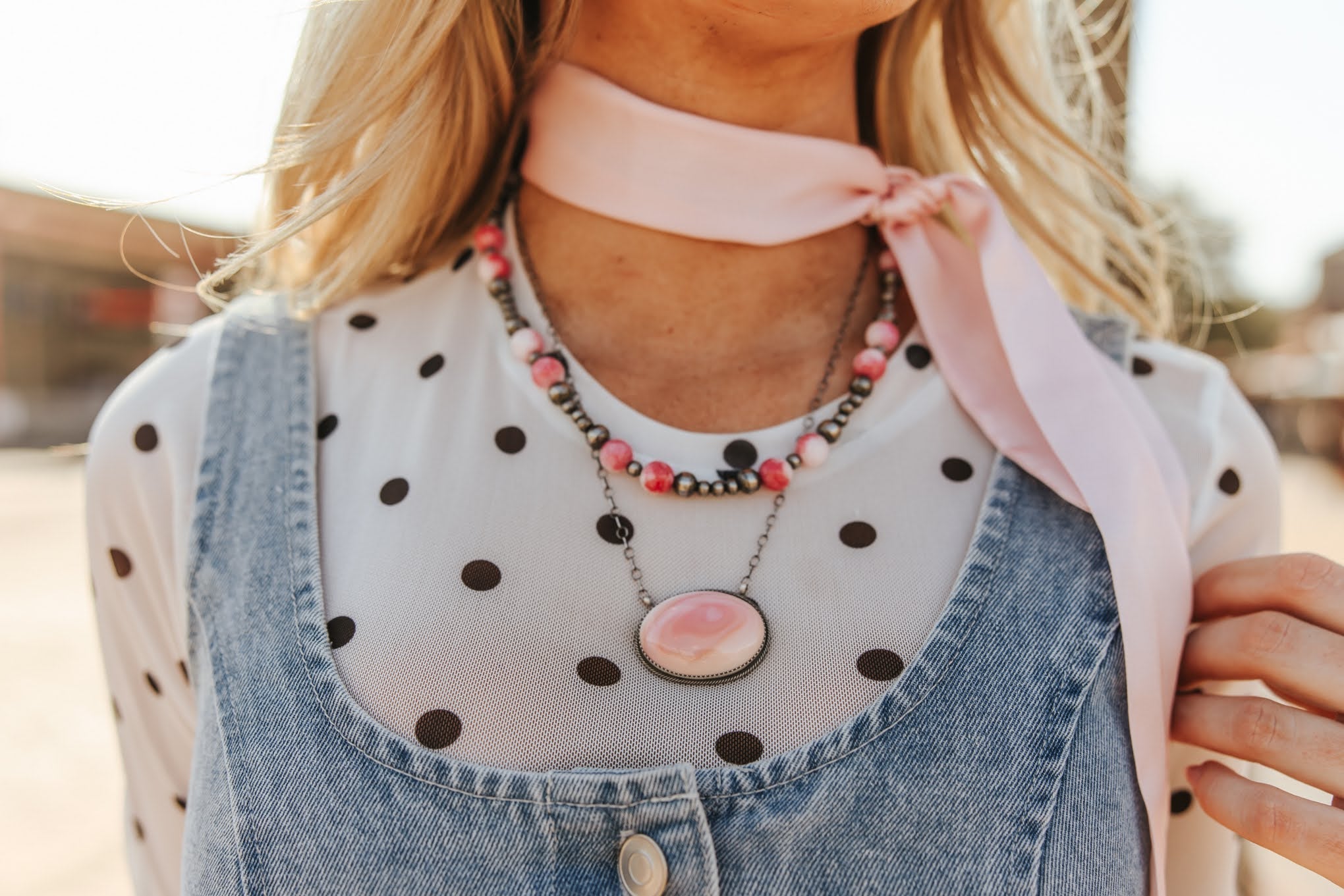 Desert Rose Beaded Necklace - Rooted & Reckless Co.