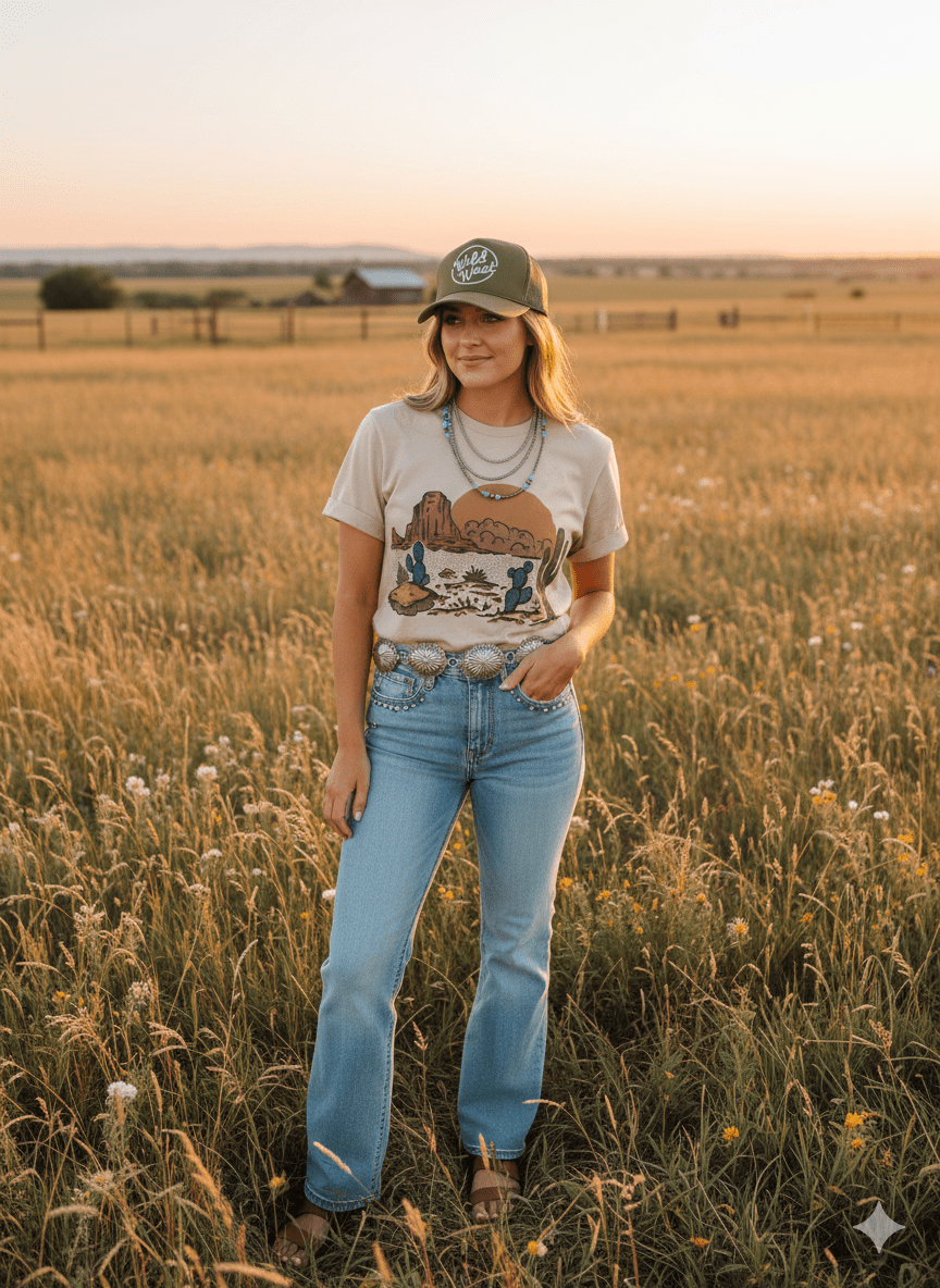 Desertscape Graphic Tee - Rooted & Reckless Co.