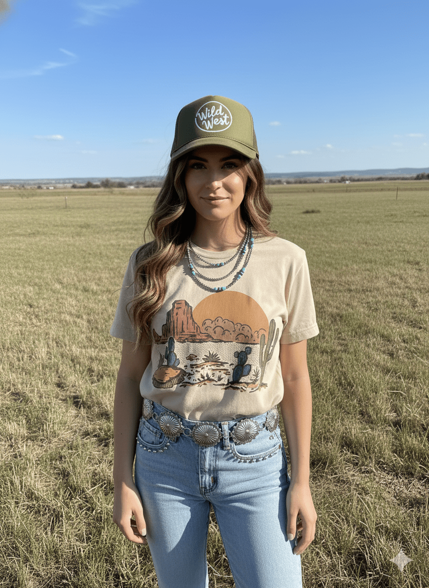 Desertscape Graphic Tee - Rooted & Reckless Co.