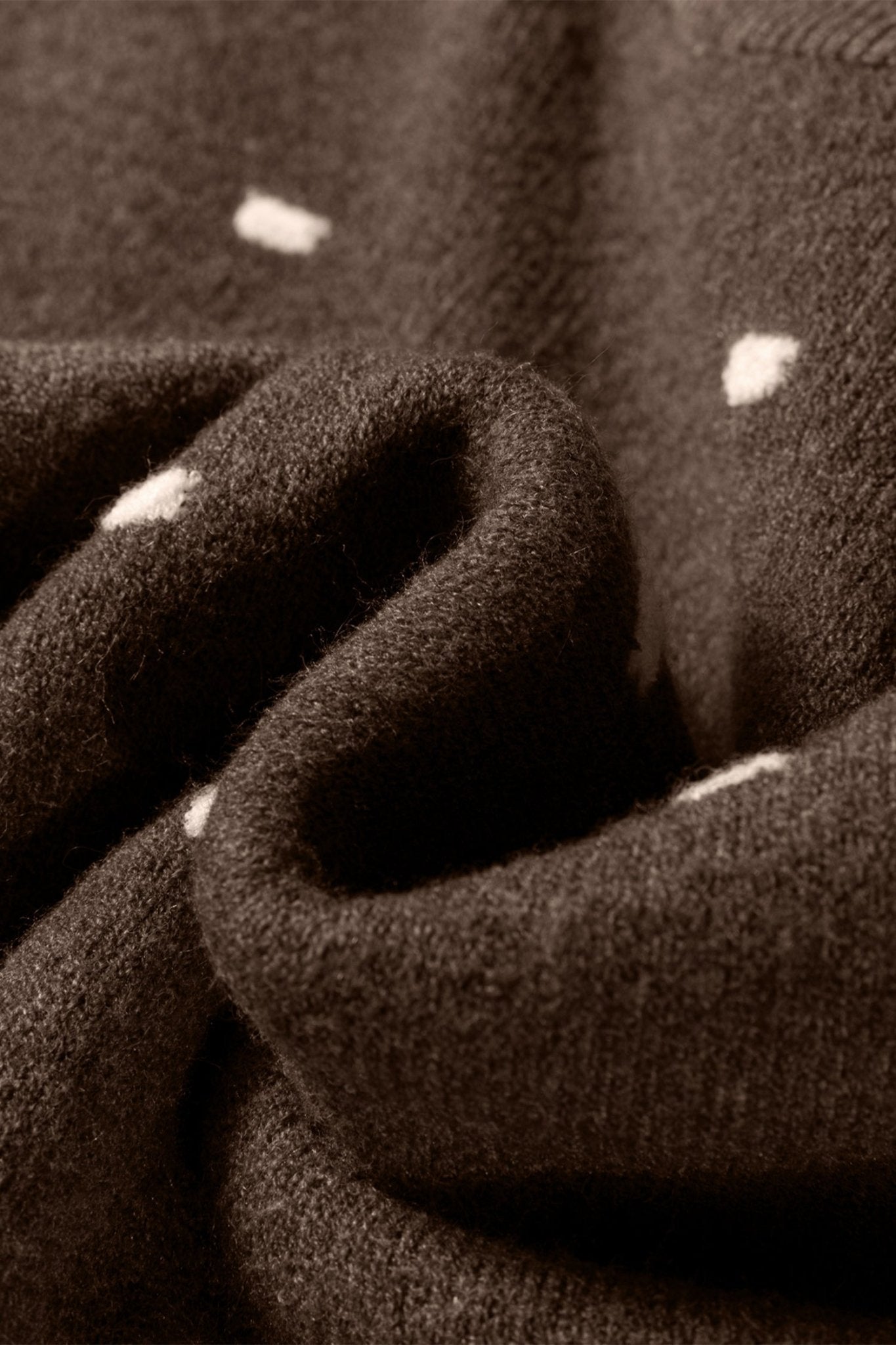 Dotted Ribbed Edge Crewneck Sweater - Rooted & Reckless Co.