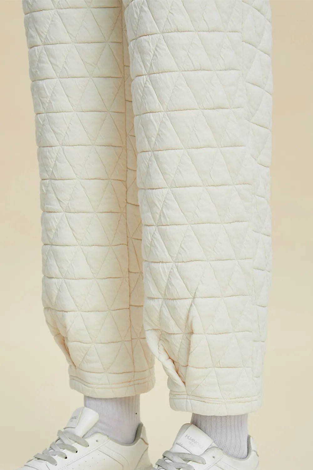 Double Take Full Size Texture Round Neck Long Sleeve Top and Pants Set - Rooted & Reckless Co.