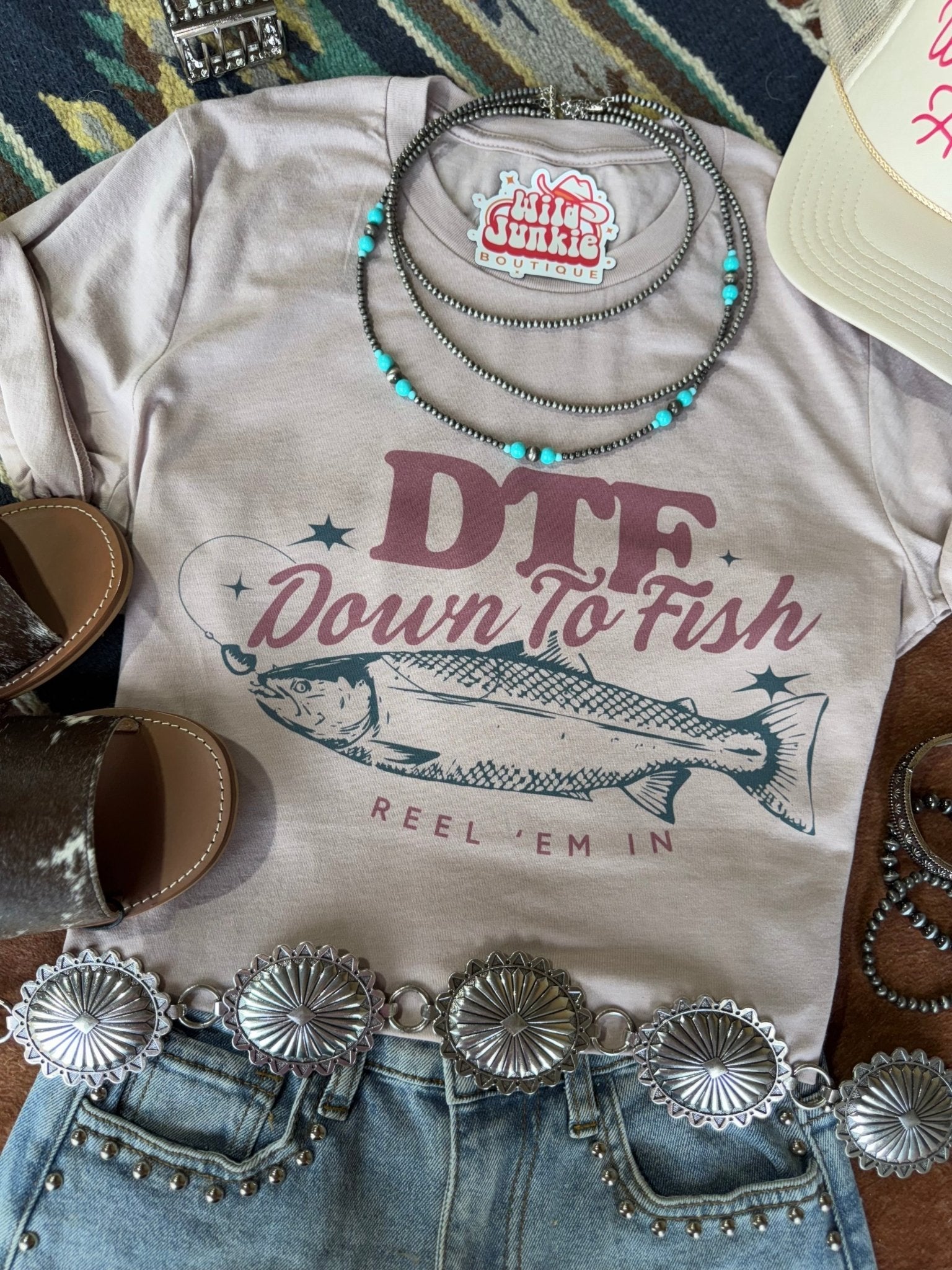 Down To Fish Graphic Tee - Rooted & Reckless Co.