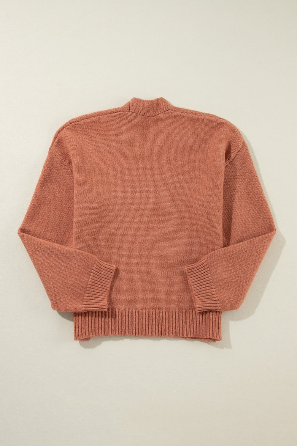 Drop Shoulder Open Front Cropped Cardigan - Rooted & Reckless Co.