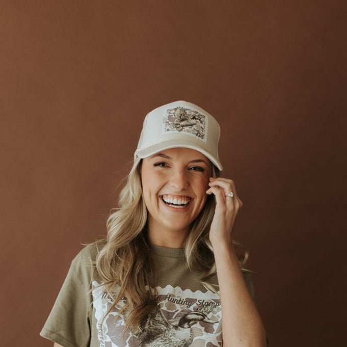 Duck Stamp Trucker Hat - Rooted & Reckless Co.