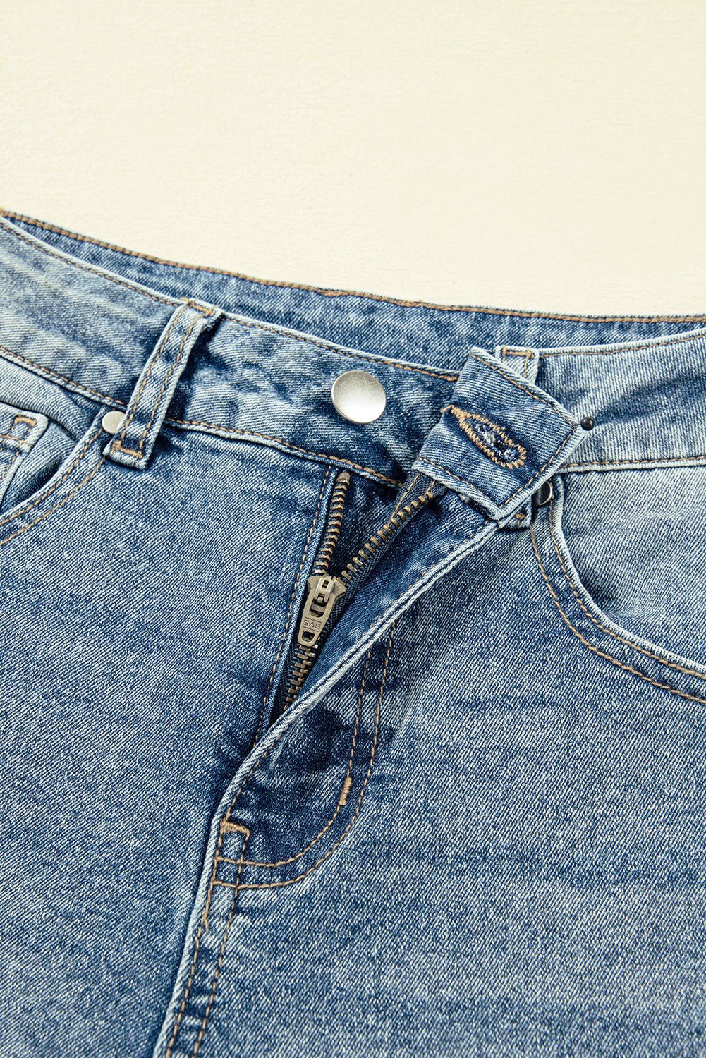 Dusk Blue Vintage Washed Seam Detail Shift Jeans - Rooted & Reckless Co.