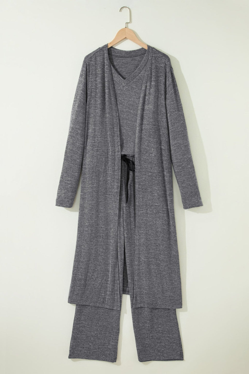 Duster Cardigan T-Shirt & Pants Lounge Set - Rooted & Reckless Co.