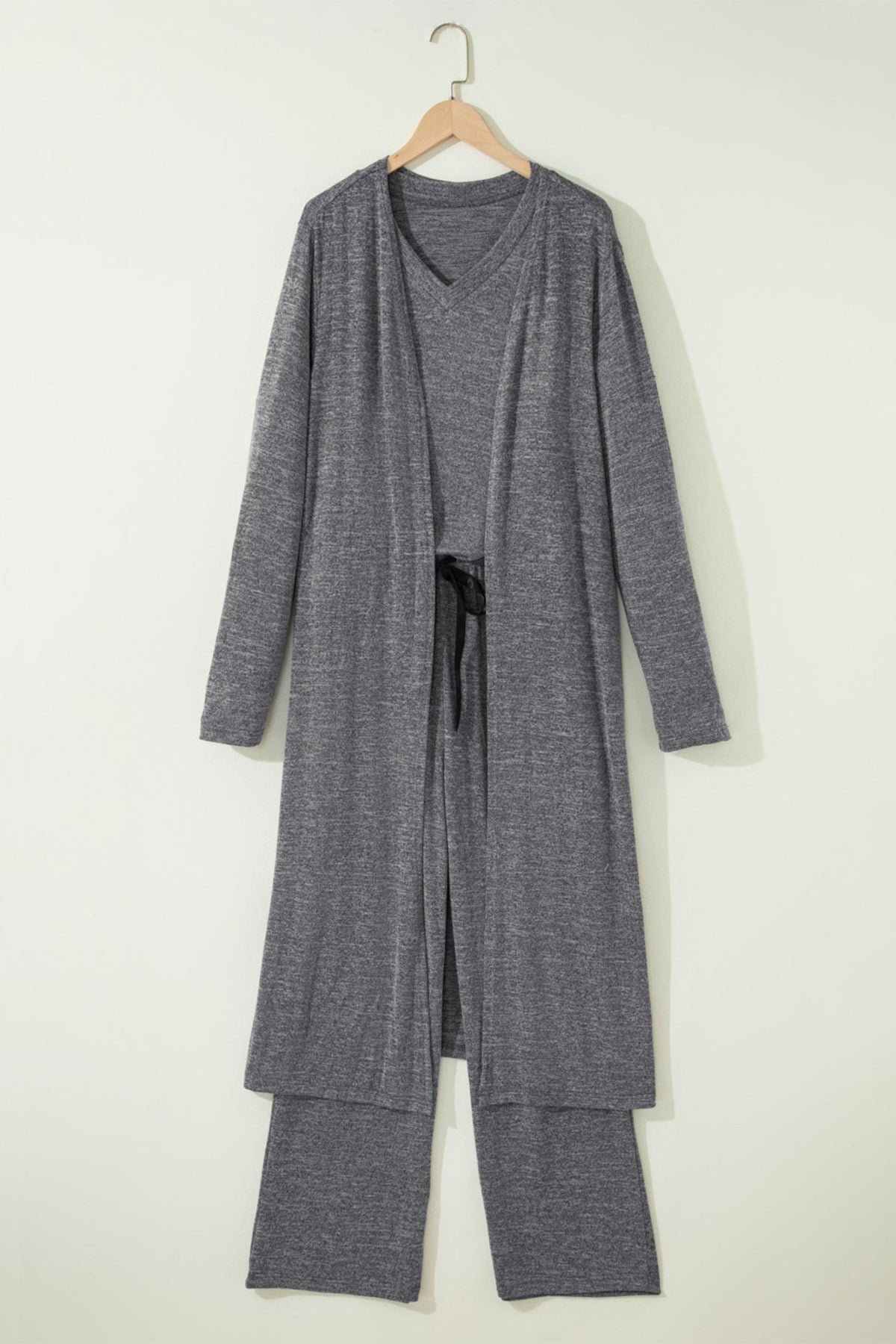 Duster Cardigan T-Shirt & Pants Lounge Set - Rooted & Reckless Co.