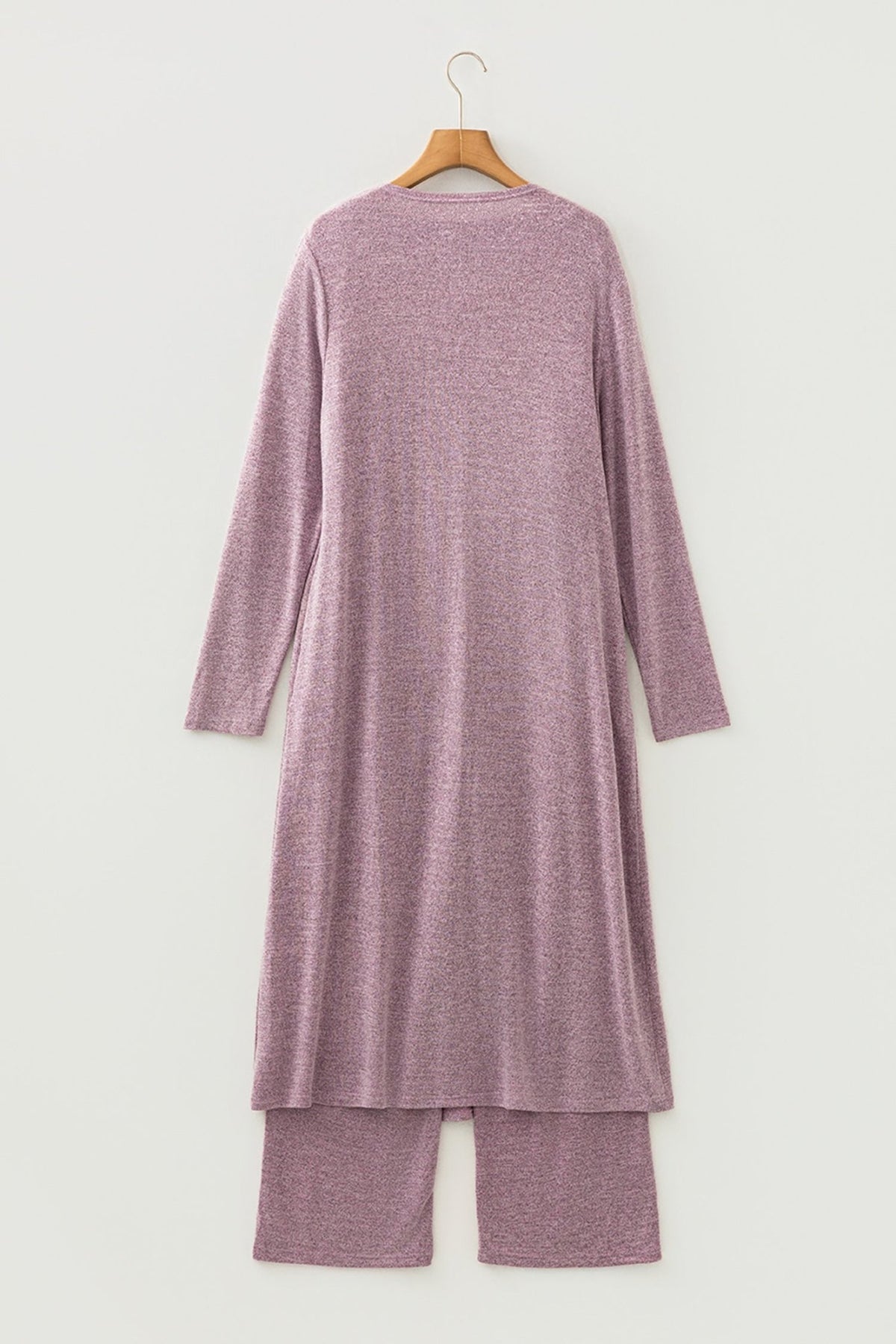 Duster Cardigan T-Shirt & Pants Lounge Set - Rooted & Reckless Co.