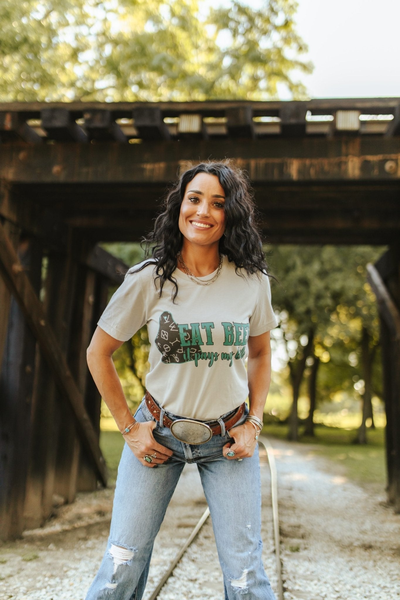 Eat Beef It Pays My Bills Graphic Tee - Rooted & Reckless Co.