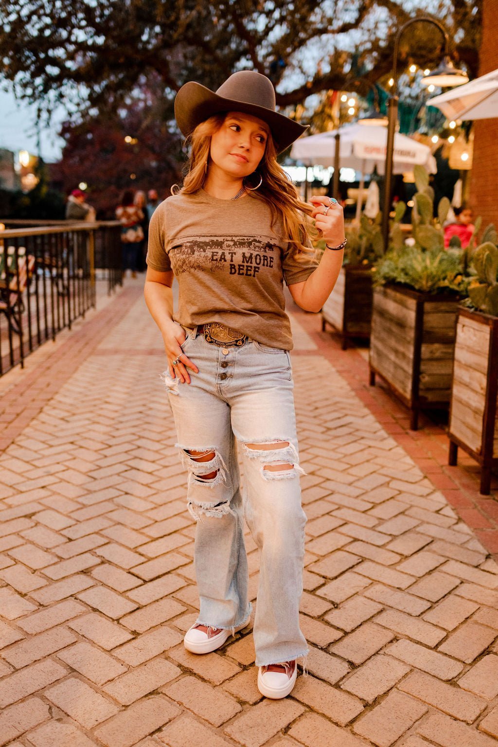 Eat More Beef Western Graphic Tee - Rooted & Reckless Co.