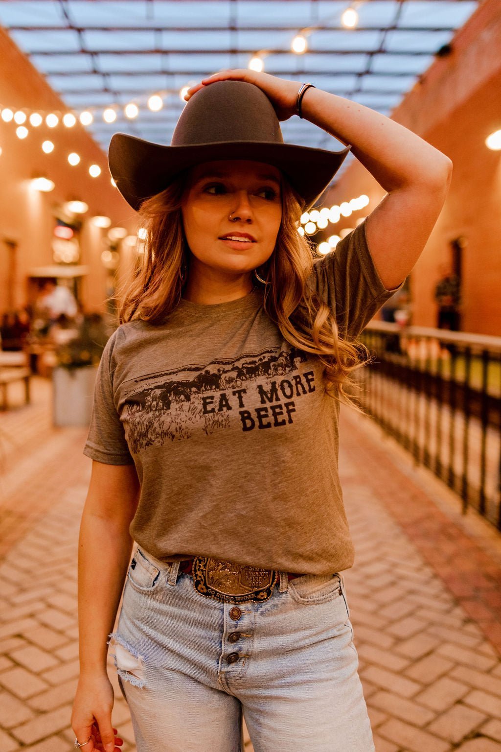 Eat More Beef Western Graphic Tee - Rooted & Reckless Co.
